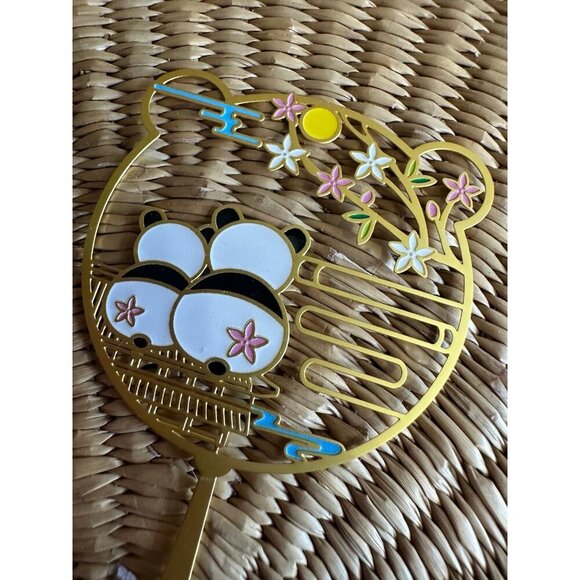 Panda pair metal lightweight book mark - Picture 2 of 12